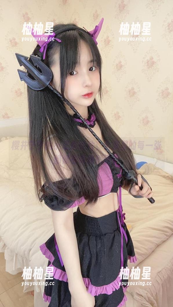 樱井宁宁的小恶魔图片，合集里的每一张都像在讲悄悄话？